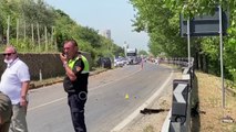 Ora News - Aksident në superstradën Lezhë-Shkodër, makina përplas motorin