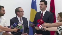 Basha përsërit premtimin në sy të kryeministrit të Kosovës: Do e heqim taksën e rrugës së Kombit