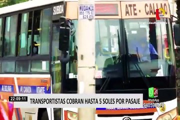 Video herunterladen: Transportistas suben los precios de pasajes hasta 5 soles