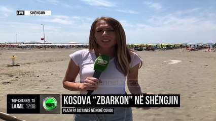 Kosova “zbarkon” në Shëngjin/ Plazh pa distancë në kohë Covid