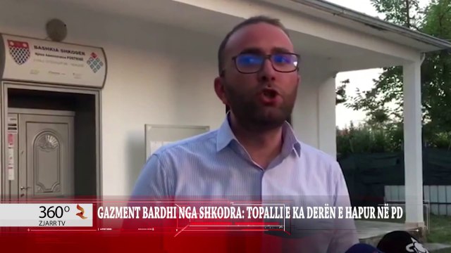 GAZMENT BARDHI NGA SHKODRA TOPALLI E KA DERËN E HAPUR NË PD
