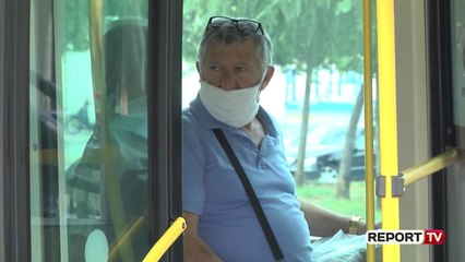 Report  TV -Vëzhgimi/ Autobusët rinisin pas 4 muajsh, pak pasagjerë, jo të gjithë me maska!