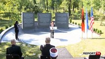 Report TV - Përurohet memoriali i Holokaustit, Kim: SHBA ka vlerësuar guximin e popullit shqiptar