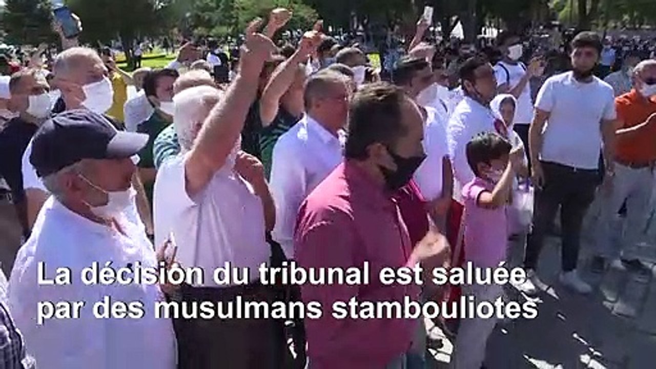 Transformation de Sainte-Sophie en mosquée: les...