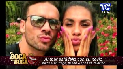 Ámbar Montenegro responde a sus seguidores que piden que se case con su novio Michael Murtagh
