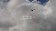 Report TV - Kontrollet për kanabis, helikopteri i policisë fluturon mbi Fushë-Krujë