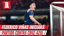 Viñas, Jorge Sánchez y Santiago Naveda serán novedades antes Cruz Azul