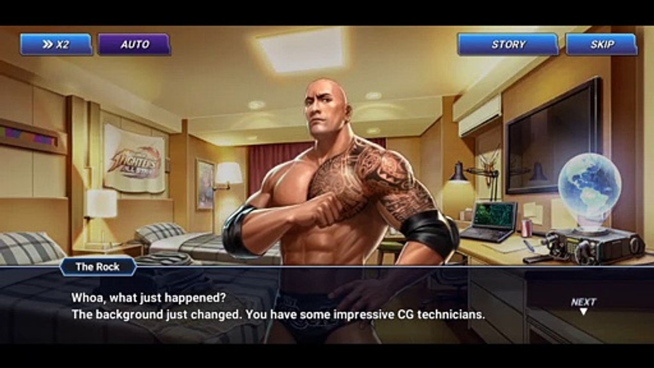 The King of Fighters ALLSTARS WWE  Collaboration Rush Event The Rock Stage Round 1 and DonStatus
