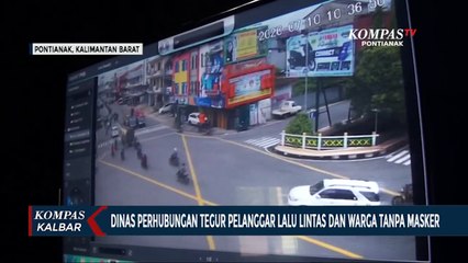 Dishub Pantau Pelanggar Lalu Lintas dan Warga tak Bermasker