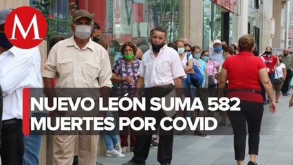 Suma NL 582 muertes y 18 mil 067 casos de covid-19