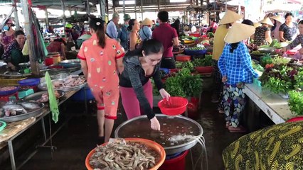 Cooking Bamboo Shoot With Shrimp-Gỏi Măng Với Tôm-Beautiful Girl Cooking