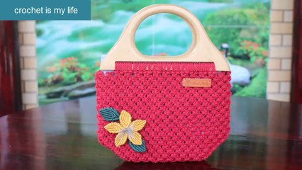 Macramé Bag Tutorial |شنطة مكرميه روعة
