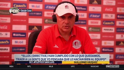 Guillermo Vázquez en conferencia de prensa: Liga MX