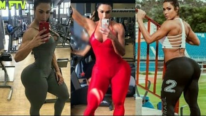 ENTRENO DE PIERNAS CON LA VOLUPTUOSA [GRACYANNE BARBOSA] (FITNESS MOTIVATION)