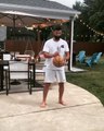 Husband Tries to Bounce Beer can off Ball and Accidentally hits his Wife who was Recording him
