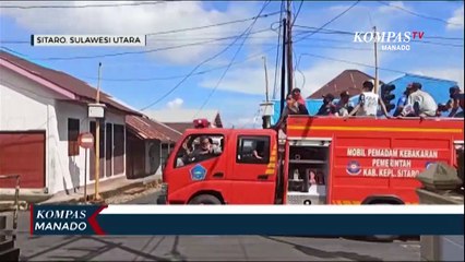 Pasar Di Sitaro Disemprot Disinfektan