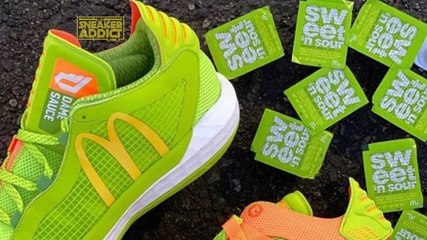 McDonalds Adidas McNugget Sauce Sneaker Collection From Lillard,Harden & Tmac on Feet Mukbang Battle