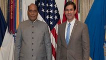 Rajnath Singh talks US Secretary of Defence Mark Esper