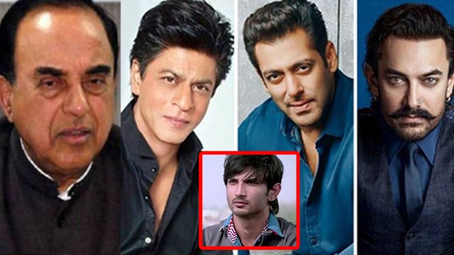 Sushant Case पर Bollywood Khans की चुप्पी पर Subramanian Swamy ने उठाए सवाल | FilmiBeat