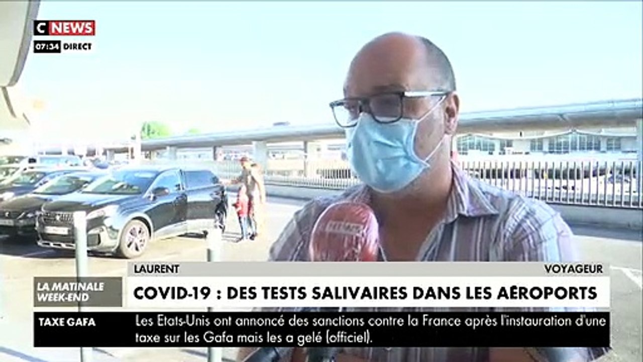 Coronavirus - Voici la réaction des voyageurs à Roissy après l'annonce de la prochaine mise en place de tests salivaires dans les aéroports