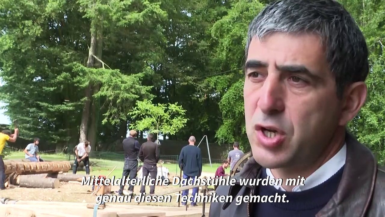 Ein Dachstuhl wie im Mittelalter: Tischler-Initiative für Notre-Dame