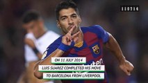 On this Day: Luis Suarez signs for Barcelona