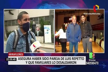 Miraflores: familiares de Luis Repetto desalojan a su compañero del domicilio donde vivían