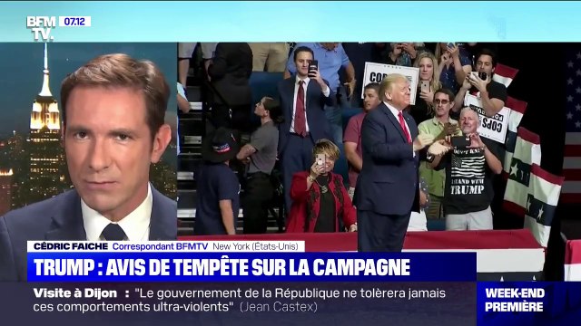 Donald Trump reporte un meeting de campagne dans le New Hampshire à cause d'une tempête