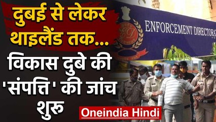 Vikas Dubey की काली कमाई पर ED की नजर, Dubai से लेकर Thailand तक जांच | वनइंडिया हिंदी