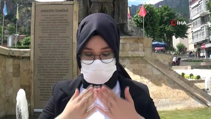 Pandemide 14 kuralı işaret diliyle anlattı