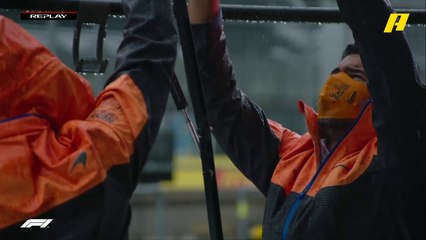 هطول أمطار غزيرة على حلبة النمسا