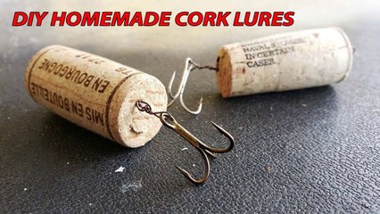 How To Make Fishing Lures with Cork DIY