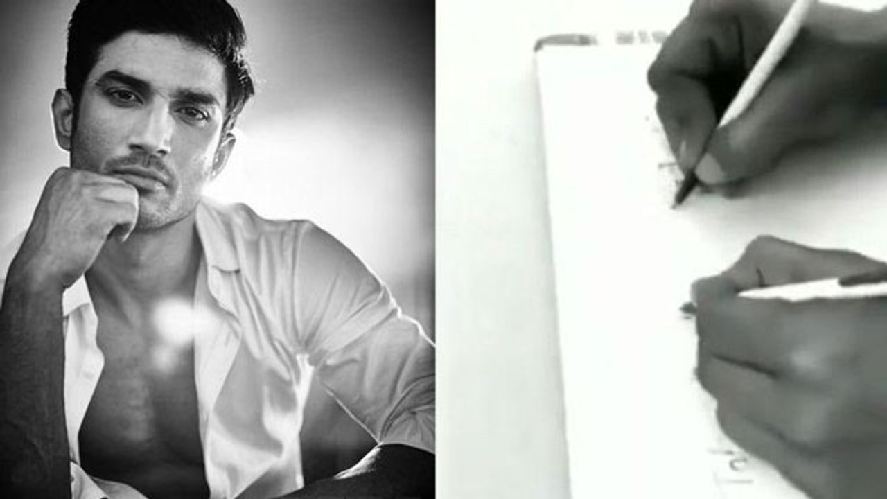 UNSEEN Video Of Sushant Singh Rajput Writing With Both Hands At The Same Time
