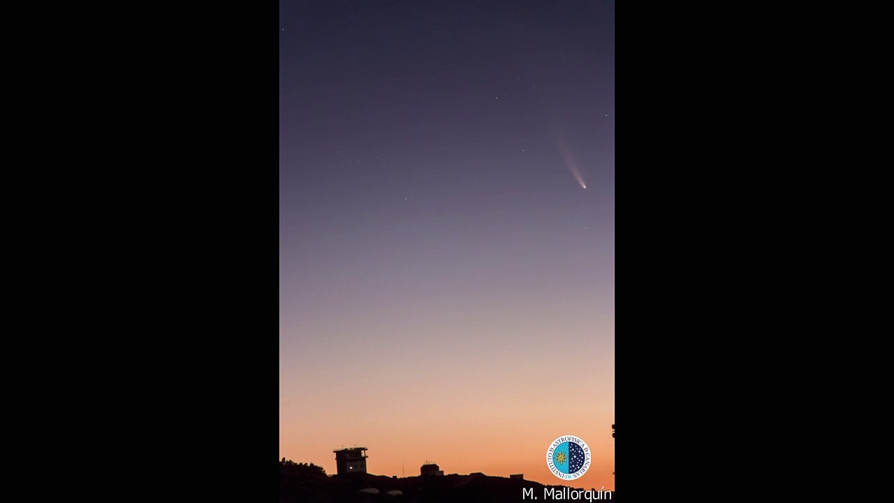 Timelapse del cometa Neowise