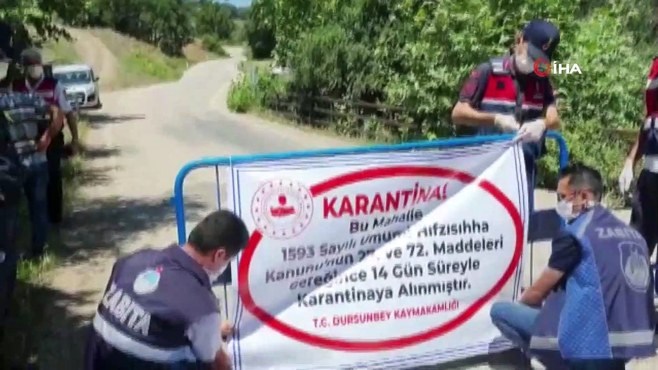 150 kişi yaşayan Süleler köyü karantinaya alındı