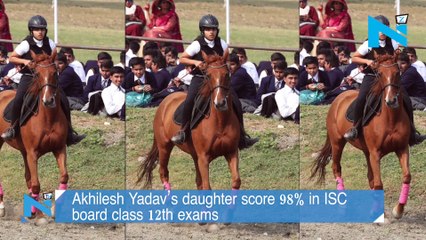Akhilesh Yadav’s daughter score 98% in ISC board class 12th exams