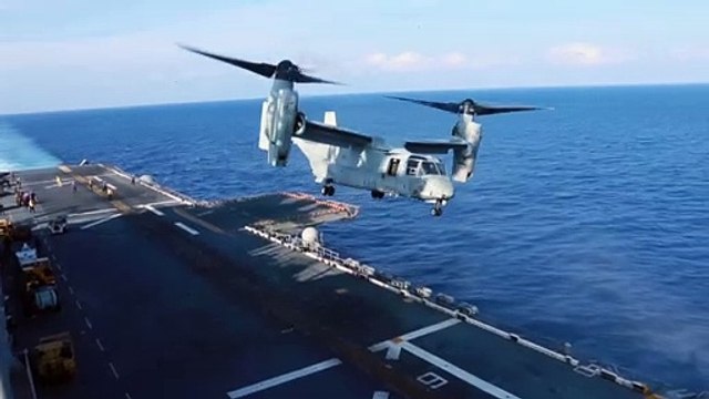 Flight Operations • Amphibious Assault Ship USS America • South China Sea