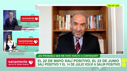 Sanamente con el Doctor Elmer Huerta: ¿Es probable que me haya vuelto a contagiar? (HOY)