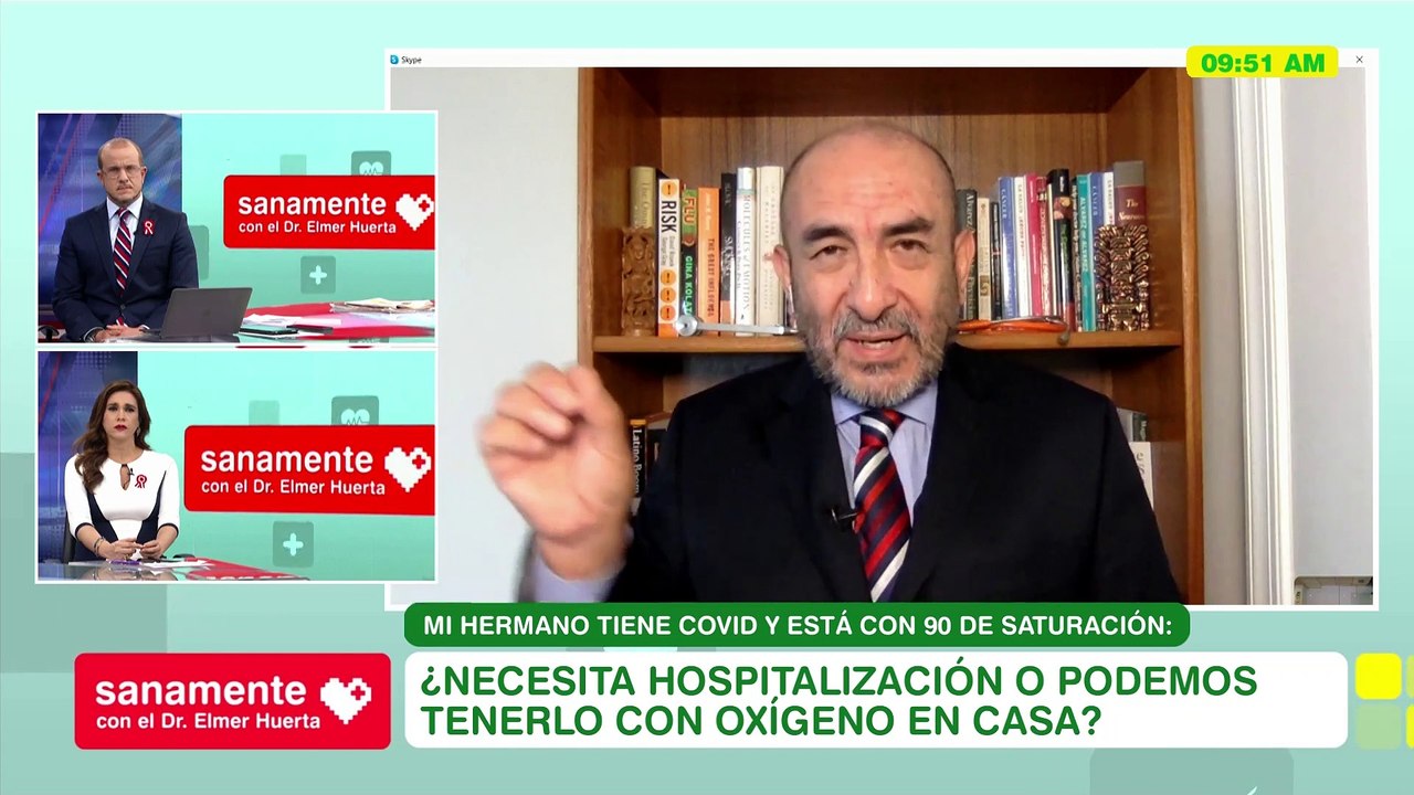 Sanamente con el Doctor Elmer Huerta: ¿Mi hermano tiene Covid-19 y está con 90 de saturación? (HOY)