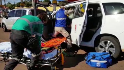 Servidora da Prefeitura fica ferida em acidente no Bairro Brasília