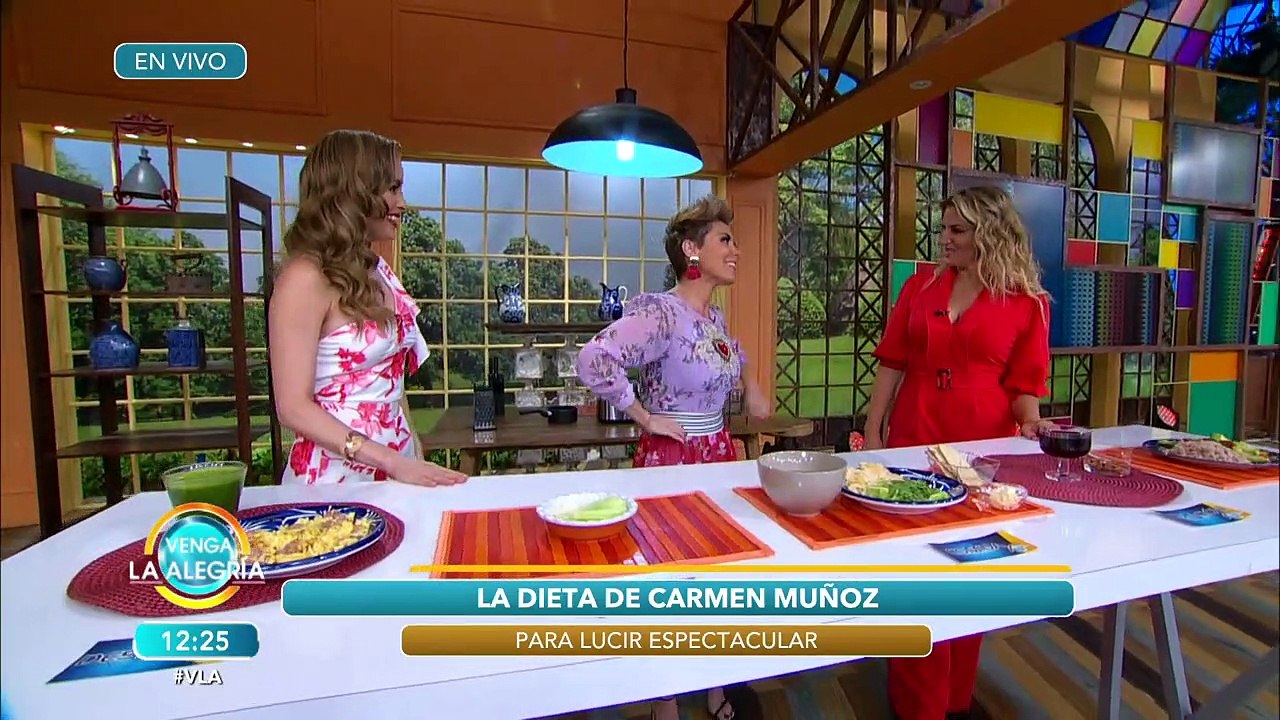¡Carmen Muñoz vino a decirnos la dieta que sigue para tener ese cuerpazo! | Venga La Alegría