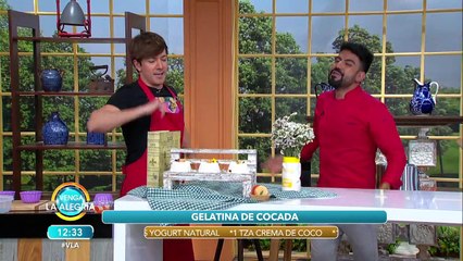 ¡Gelatina de cocada! ¿Esa combinación es posible? ¡Mariano nos enseña a hacerla! | Venga La Alegría