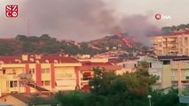 İzmir'de evde çıkan yangın makilik alana sıçradı