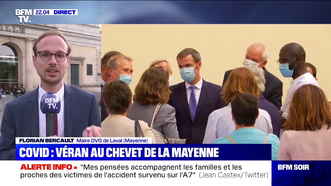 Coronavirus: "Le taux de positivité reste important mais est en baisse" en Mayenne, selon le maire de Laval