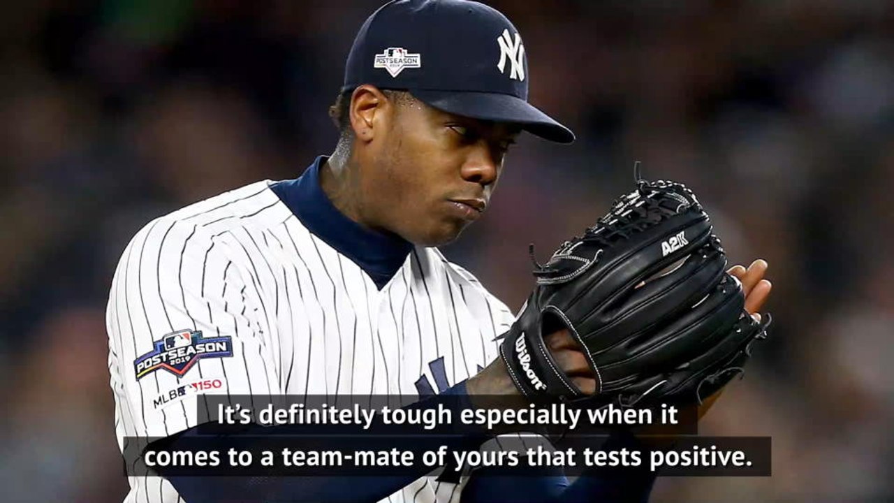 Yankees closer Chapman 'doing well' after testi...