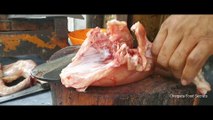 How to make Bone less Chicken | Chicken Cutting Method Triks & Tips