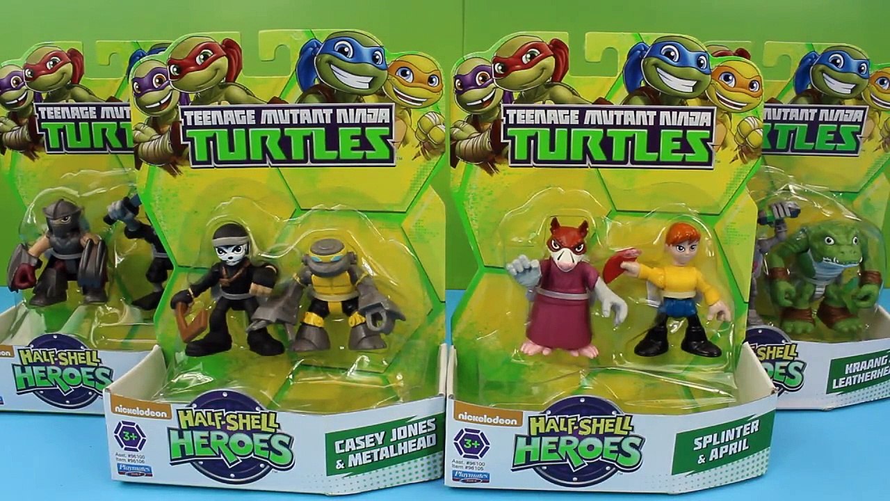 Teenage Mutant Ninja Turtles Half Shell Heroes TMNT Splinter Rocksteady Shredder