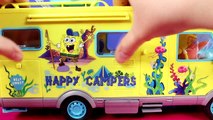 Nickelodeon SpongeBob Squarepants Camper Van Happy Campers Patrick Squidward
