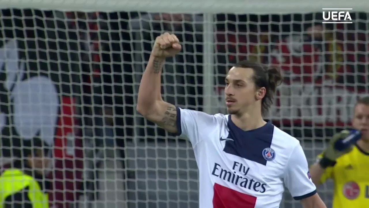 أجمل ما قدمه زلاتان ابراهيموفيتش في دوري ابطال اوروبا