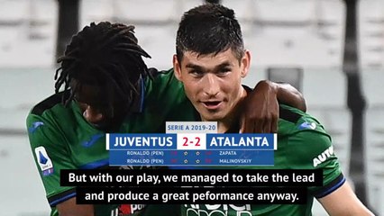 Download Video: Atalanta deserved to win at Juventus - Gasperini